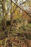 the ruins of an old building photo