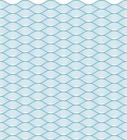blue seamless wave pattern, linear design - vector illustration