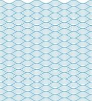 blue seamless wave pattern, linear design - vector illustration