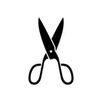Scissors Icon vector illustration Isolated scissors symbol clipart. Flat design.