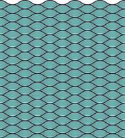 blue seamless wave pattern, linear design - vector illustration