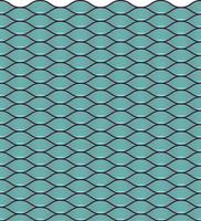 blue seamless wave pattern, linear design - vector illustration