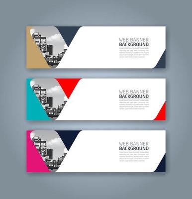 Abstract Web banner design background or header Templates