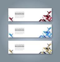 Abstract Web banner design background or header Templates vector