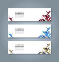 Abstract Web banner design background or header Templates vector