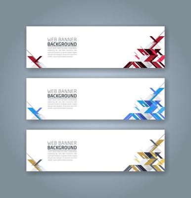 Abstract Web banner design background or header Templates