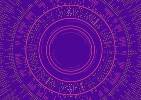 abstract circles background sound wave concept vector