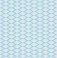blue seamless wave pattern, linear design - vector illustration