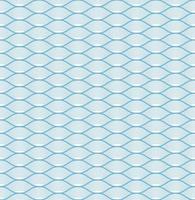 blue seamless wave pattern, linear design - vector illustration