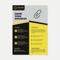 Corporate Business Event Real Estate Flyer and Brochure Design Template vector