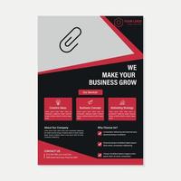 Corporate Business Event Real Estate Flyer and Brochure Design Template vector