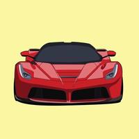 car transportation front view vector design