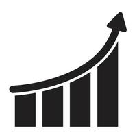 inflation graph icon vector design