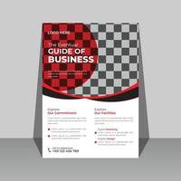 Corporate Business Flyer Template in A4. vector