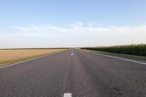 small paved road photo