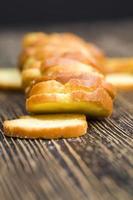 galletas de centeno fritas finas con especias foto