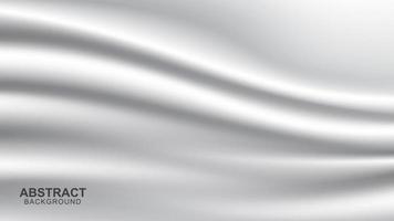 White elegant fabric background design vector