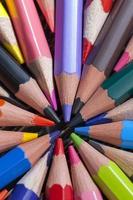lápices de madera de colores foto