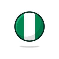 Nigeria Flag Icon vector