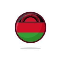 Malawi Flag Icon vector