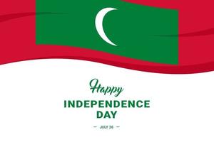 Maldives Independence Day vector