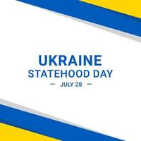 Ukraine Statehood Day vector