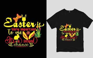 Easter t shirt design vector