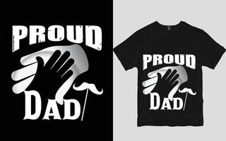 Father's t shirt design vector