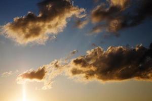 colorful sky during sunset or sunrise, weather photo