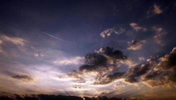 the sky during sunset photo