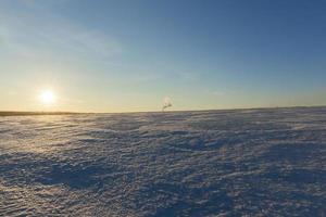 ventisqueros en invierno foto