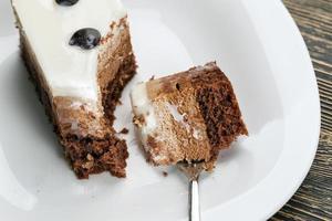 a delicious piece of cake photo