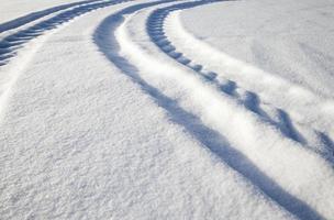 road in winter photo