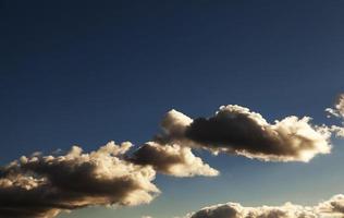 cielo con nubes foto