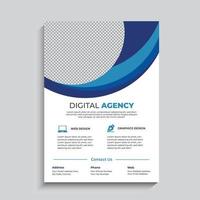 Corporate Digital marketing agency Business flyer template vector design