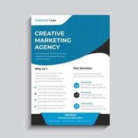 Corporate Digital marketing agency Business flyer template vector design