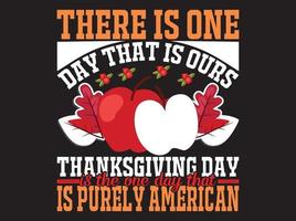 Thanksgiving t-shirt design vector file