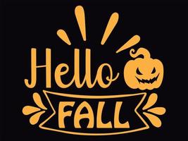 Fall t-shirt design vector file