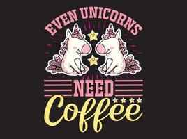 Unicorn t-shirt  design vector file