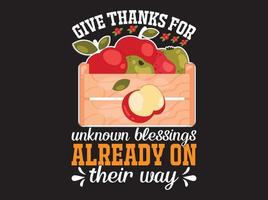 Thanksgiving t-shirt design vector file