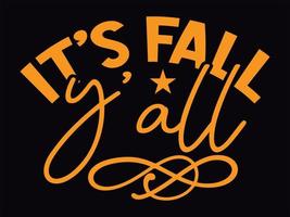 Fall t-shirt design vector file