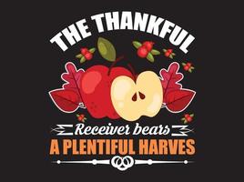 Thanksgiving t-shirt design vector file