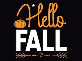 Fall t-shirt design vector file