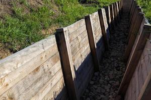 decorative construction in the trenches photo