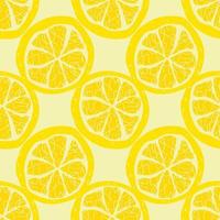 Seamless pattern with lemon. Summer background. Patterns of wrapping paper and pillows. vector