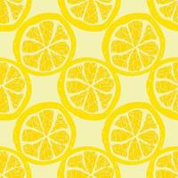 Seamless pattern with lemon. Summer background. Patterns of wrapping paper and pillows. vector