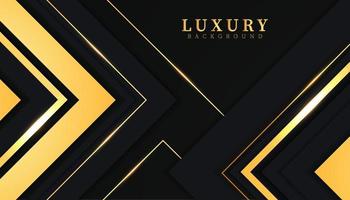 Abstract modern dark with overlap luxury shapes background vector