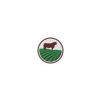 Farm House concept logo, Isolated on white background. vector