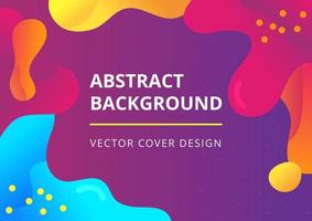 Minimal cover templates with fluid shapes in gradient pink colors. Abstract geometric background with liquid vibrant gradient shapes. Trendy futuristic design. Vector illustration