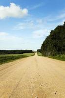 Spring road ,  countryside photo